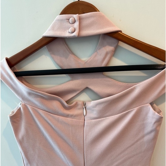 Nookie Hollywood Midi Dress In Blush - Picture 10 of 15